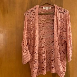 Women's Open Front Knit Sweater Boho Cardigan
